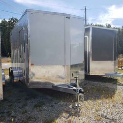 Nitro Sport Cargo Trailer - 7' x 14' - White