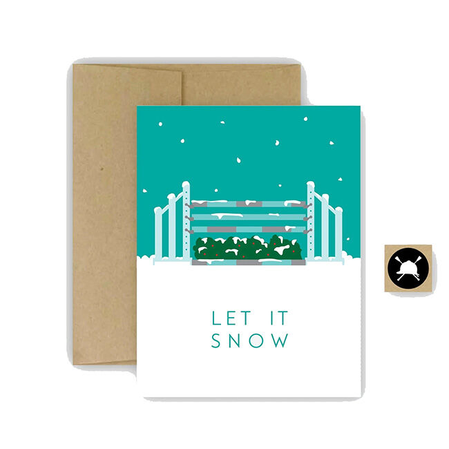 Hunt Seat Paper Co. Christmas Card - Let it Snow image number null