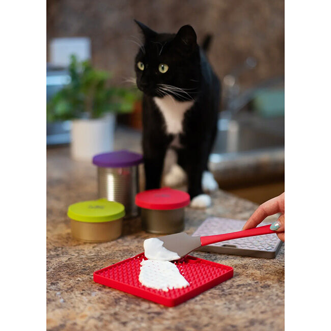 Messy Cats Silicone Reversible Interactive Feeding and Licking Mat image number null