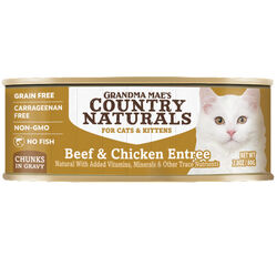 Grandma Mae's Cat Food - Beef & Chicken Chunks in Gravy