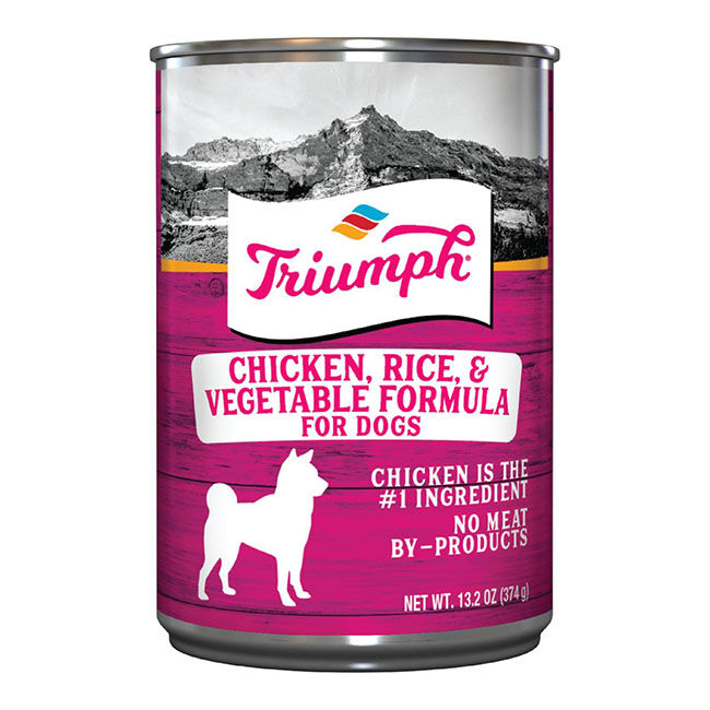 Triumph Chicken, Rice & Vegetable Canned Dog Food image number null