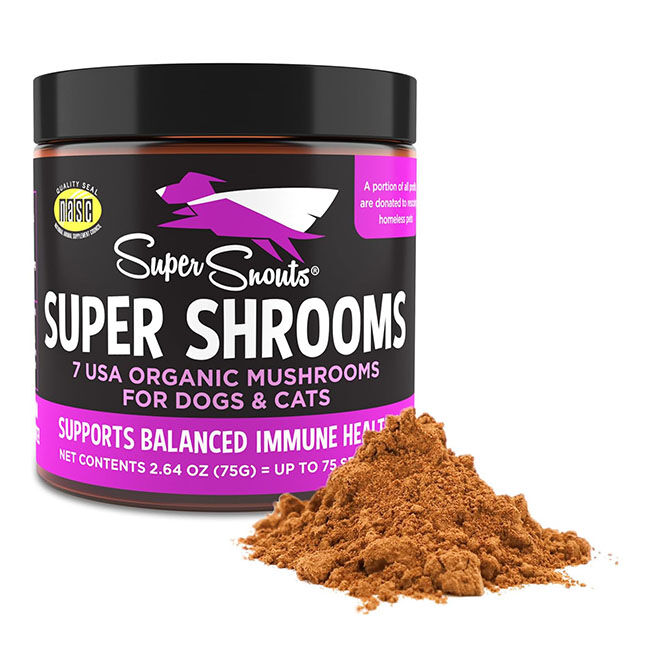 Super Snouts Super Shrooms - Immune Support for Dogs & Cats - 2.64 oz image number null