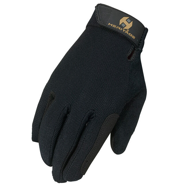 Heritage Performance Gloves Summer Trainer Gloves - Black image number null