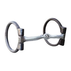 Professional's Choice Bob Avila D Ring Snaffle Bit with Silver