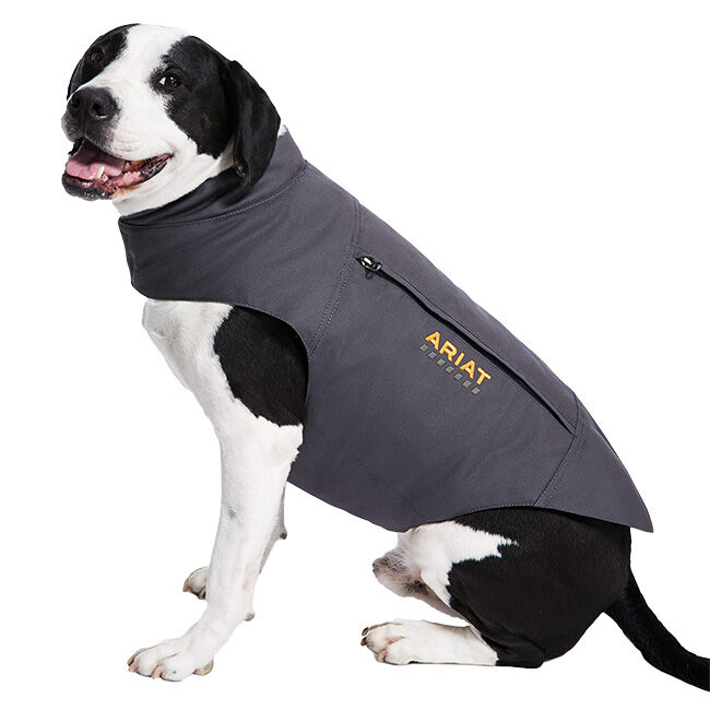 Ariat Rebar DuraCanvas Insulated Dog Jacket - Rebar Gray image number null