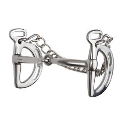 Reinsman Diamond R Jointed Uxeter Kimberwick Bit - Closeout