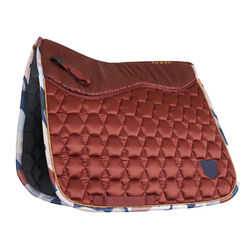 Horze Terrazzo Dressage Saddle Pad - Smoked Paprika