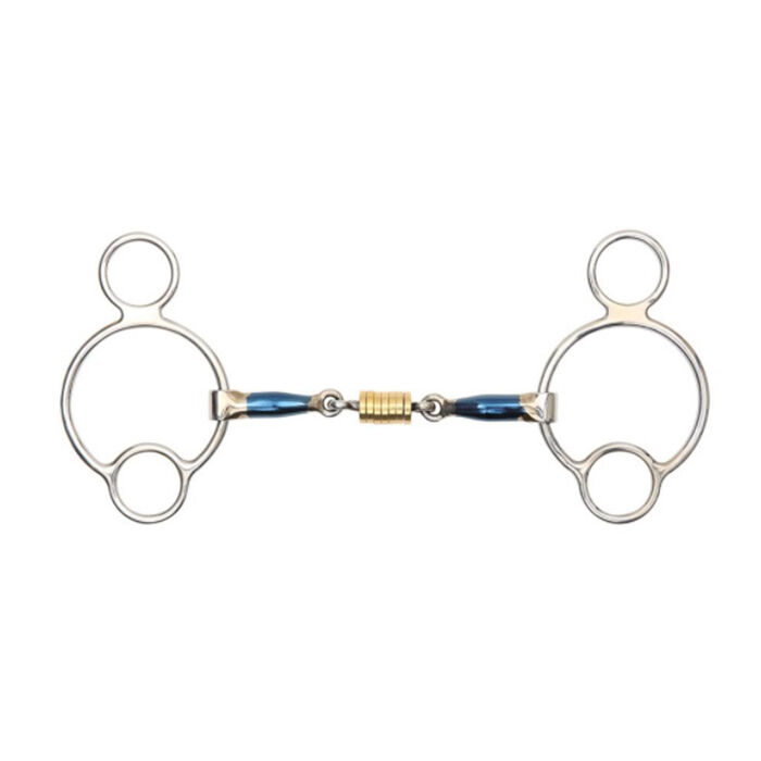 Choose Size! Shires Two Ring Sweet Iron Gag 