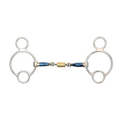 Shires Blue Sweet Iron Universal with Roller Link Bit