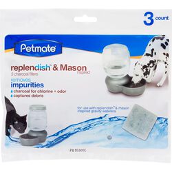 Petmate Replendish Waterer Replacment Filter, 3-Pack