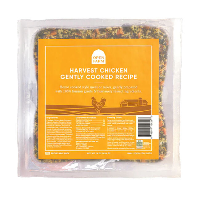 Open Farm Gently Cooked Dog Food - Harvest Chicken Recipe image number null