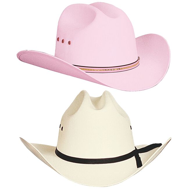 Bullhide Kids' Buddy Western Hat Pink image number null