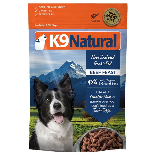 K9 Natural Beef Feast Freeze Dried Dog Food  image number null