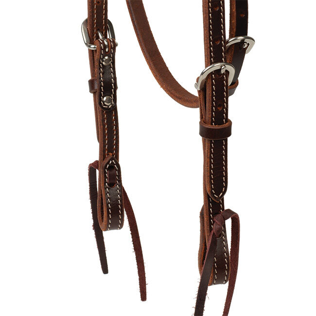 Weaver Equine Buffalo Leather Browband Headstall image number null
