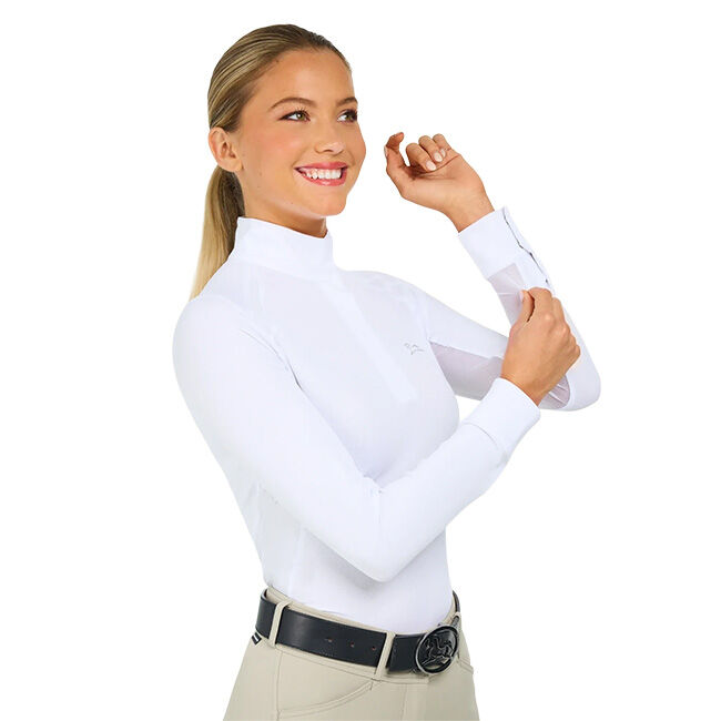 RJ Classics Women's Sofia Show Shirt - White image number null