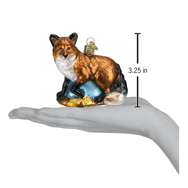 Old World Christmas Red Fox Ornament image number null