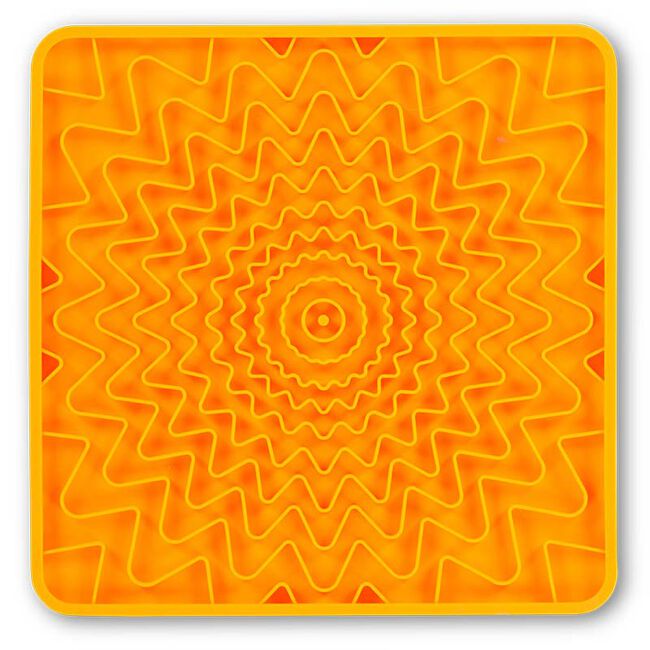 Messy Mutts 9.5" Framed Spill-Resistant Silicone Lick Mat - Closeout image number null