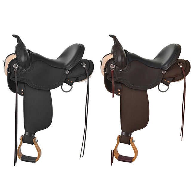 High Horse Rosebud Cordura Trail Saddle image number null