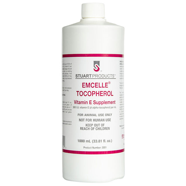 Emcelle Tocopherol Liquid Solution Vitamin E for Poultry Swine 1000 ml image number null
