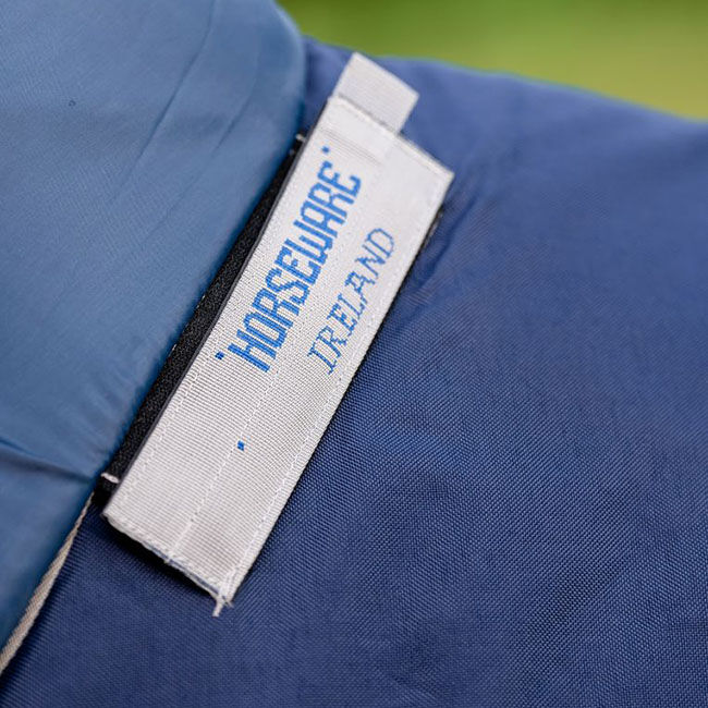 Horseware Rhino Plus Turnout with Vari-Layer (450g Heavy) - Navy/Titanium Grey & Classic Blue image number null