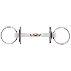 Herm Sprenger NATHE Double-Jointed Loose Ring Bit with Sensogan Middle Link