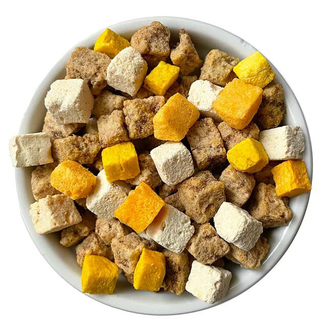 Weruva Feeling Farmy Freeze-Dried Dog Food with Chicken Breast, Egg & Pumpkin image number null