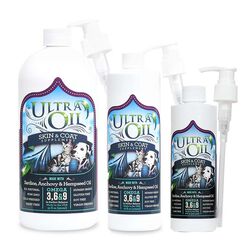 Ultra Oil Skin and Coat Supplement for Dogs and Cats