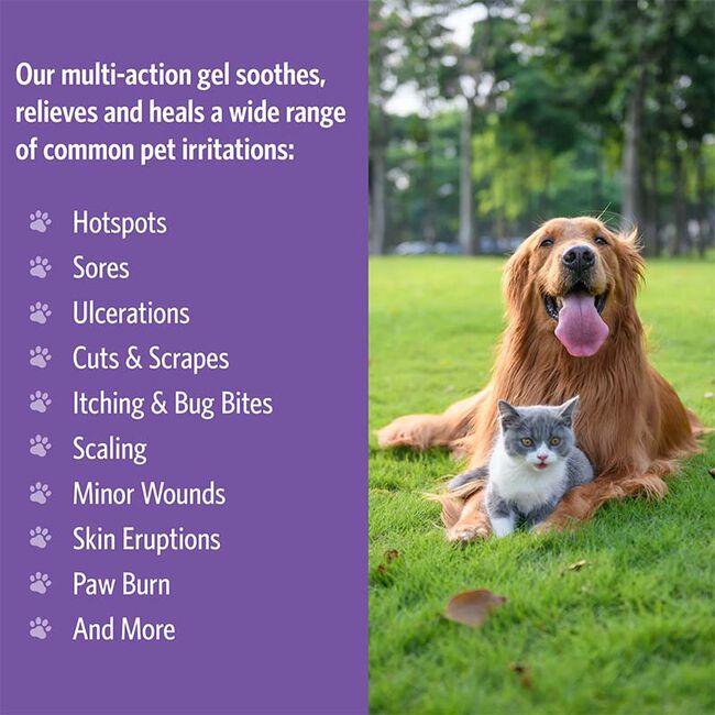 Sovereign Silver Pets First Aid Gel - Topical Healing for Dogs & Cats image number null