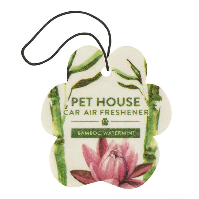 Pet House Candle Bamboo Watermint Car Air Freshener image number null