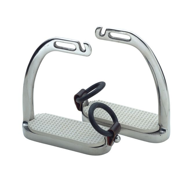 Shires Fillis Peacock Safety Stirrup Irons-3.75"  image number null