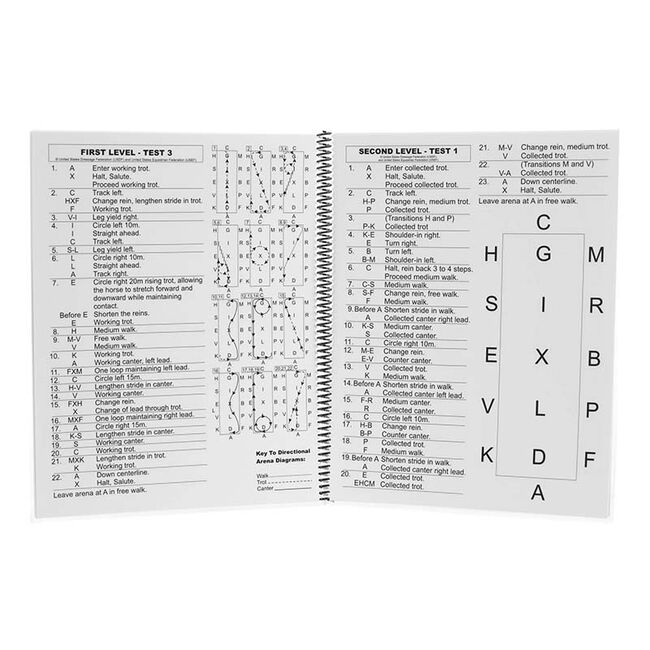 Whinny Widgets 2019 Big Print Dressage Test Book - Closeout image number null