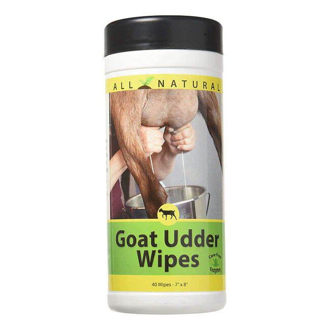 CareFree Enzymes Goat Udder Wipes - 40-Count image number null