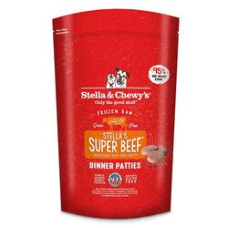 Stella and Chewy's Super Beef Frozen Raw Dinner Patties - 12 lb