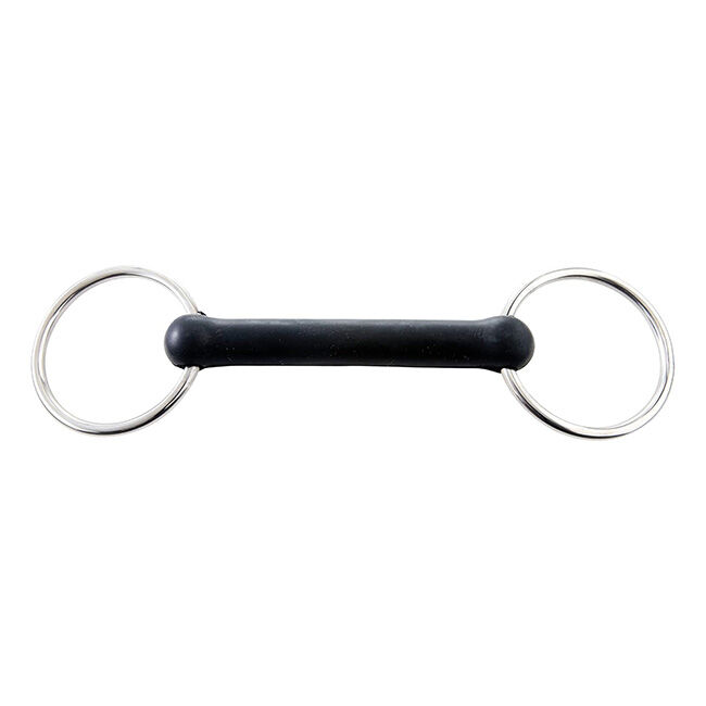 Korsteel Rubber Mouth Dee Snaffle Bit image number null