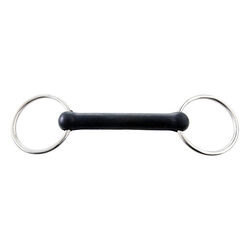 Korsteel Solid Rubber Mouth Loose Ring Snaffle Bit