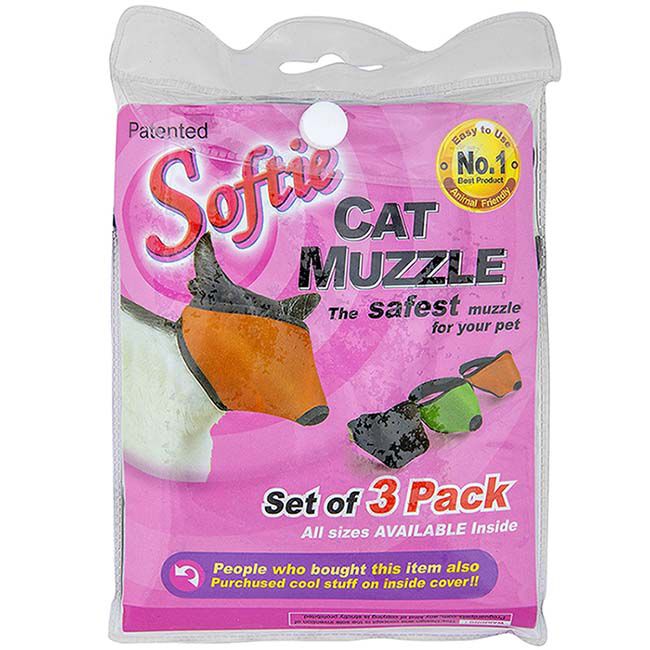 Proguard Pets Softie Cat Muzzle - 3-Pack image number null