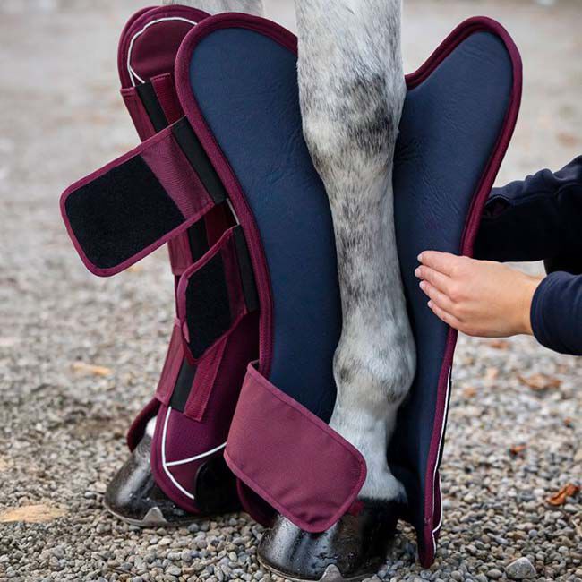 Horseware Signature Travel Boots - Burgundy image number null