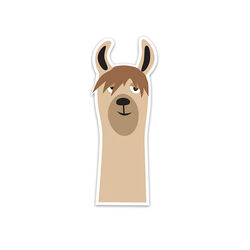 R. Nichols Die-Cut Sticker - Llama