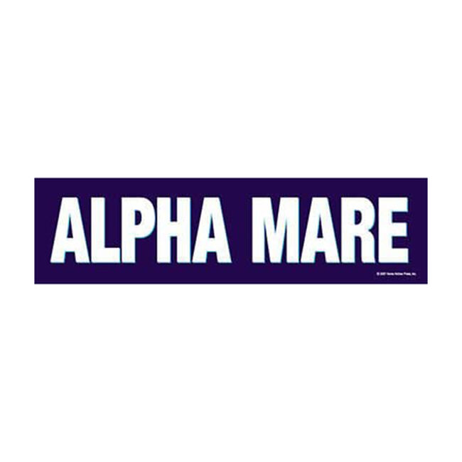 Horse Hollow Press Bumper Sticker - "Alpha Mare" image number null