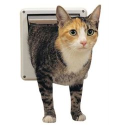 PetSafe Interior Cat Flap Door - White - Small