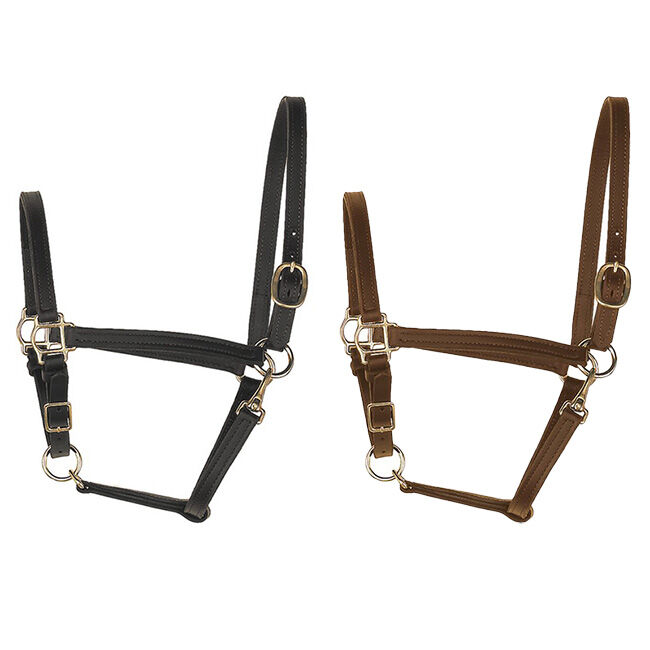 Perri's Leather 3/4'' Leather Turnout Halter image number null