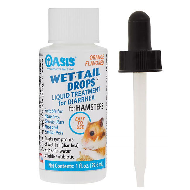 Oasis Wet Tail Drops for Hamsters - 1 oz image number null