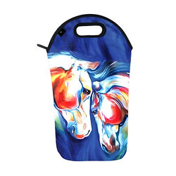 Art of Riding Wine Tote - Twin Horses