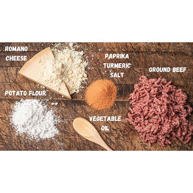 Saint Rocco's Treats for Dogs - Cheeseburger Recipe - 8 oz image number null