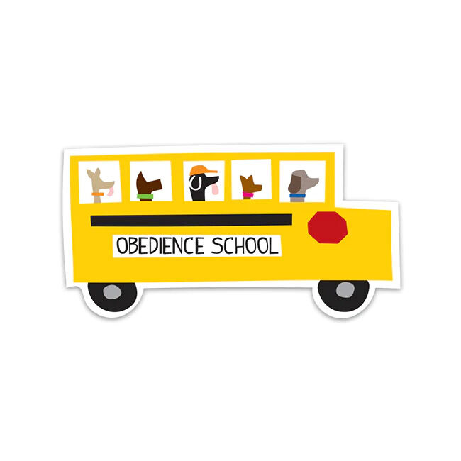 R. Nichols Die-Cut Sticker - Obedience School image number null