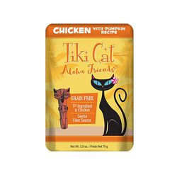 Tiki Pet Aloha Cat Wet Food Pouches - Chicken and Pumpkin 2.5oz 