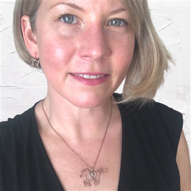 Wyo-Horse Wire Horse & Heart Necklace - Silver image number null