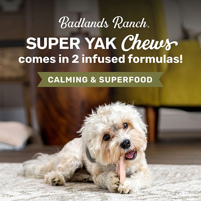 Badlands Ranch Super Yak Chews for Dogs - Superfood Formula image number null