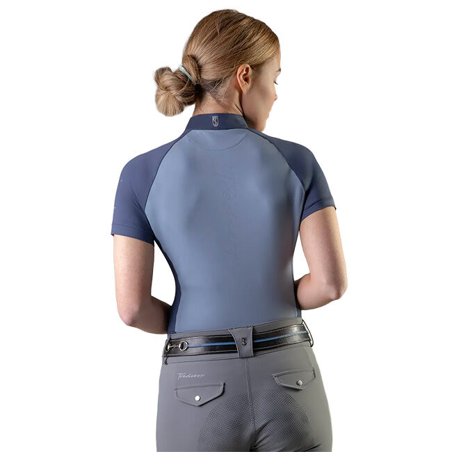 Tredstep Women's LA Sport Short Sleeve Shirt - Tonal Blues image number null