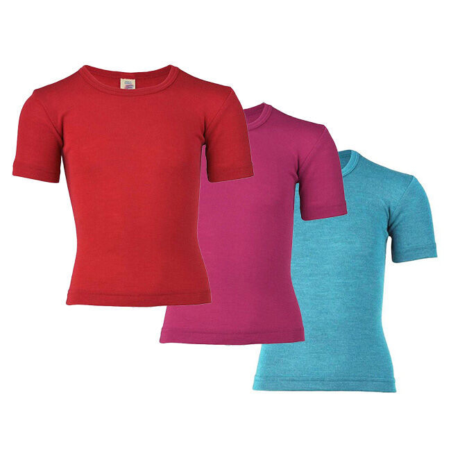 Engel Kids' Tee Shirt - Wool/Silk Blend  image number null